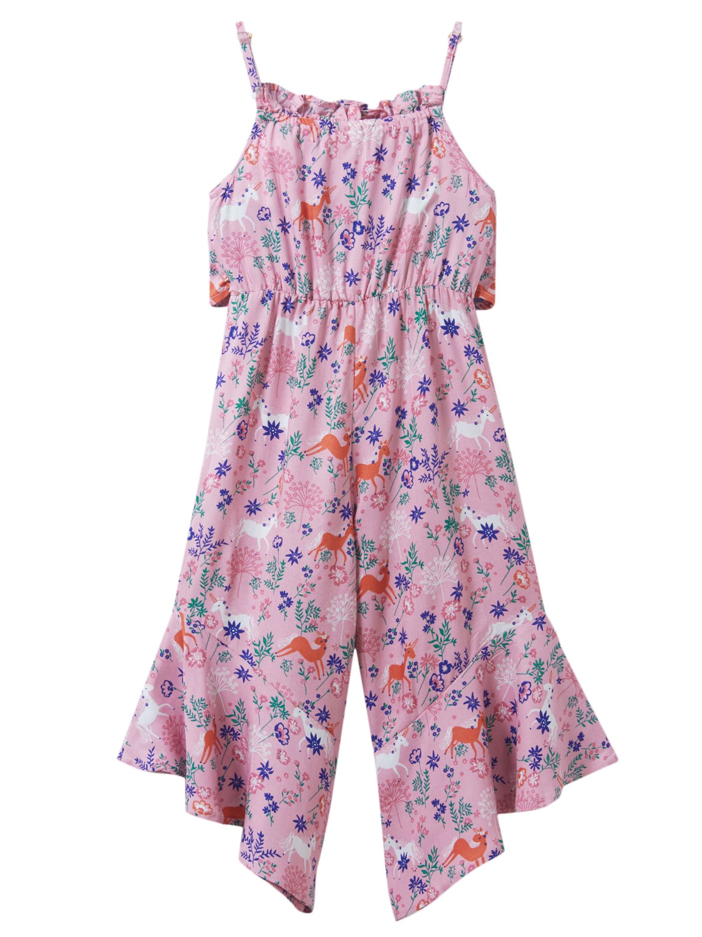Jumpsuit for 12 Year Girls - Buy Pink Floral Jumpsuit for 4 - 12 Year ...