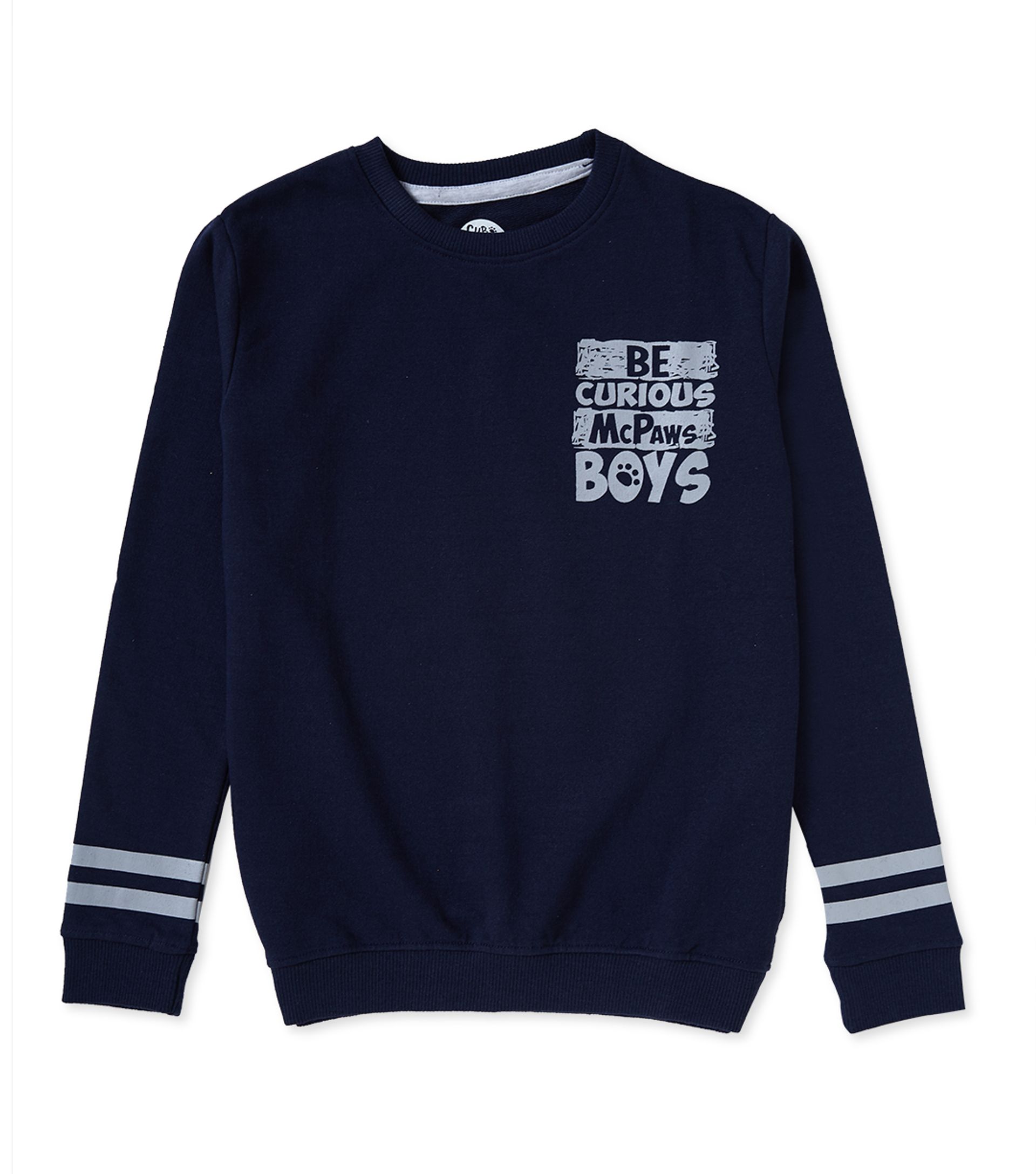 Buy Boys Winter Wear Navy Crew Neck Sweatshirt (Navy 4-12 Years) Online ...