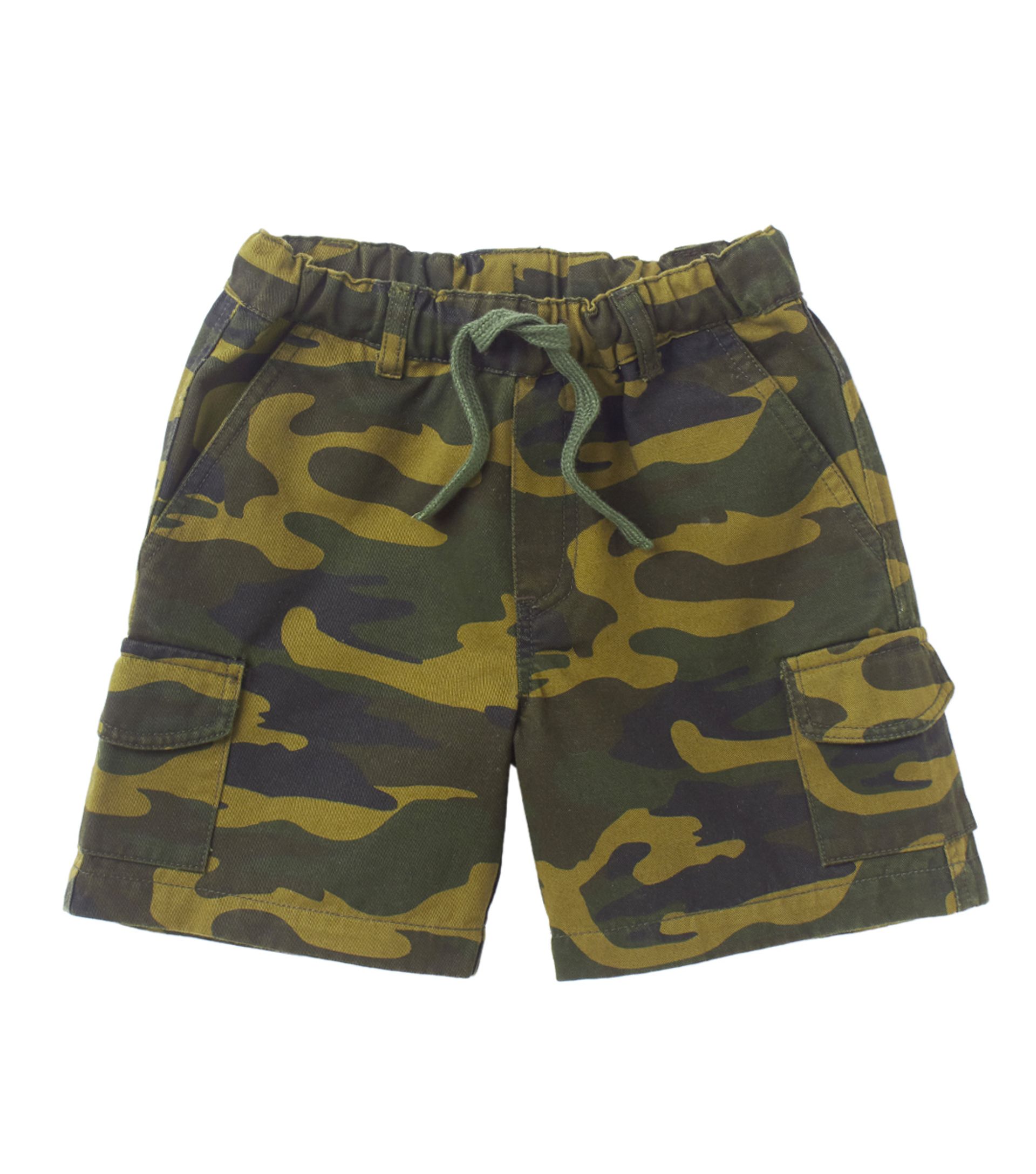 Buy Boys Camouflage Green Cotton Shorts Online at 51% OFF | Cub McPaws