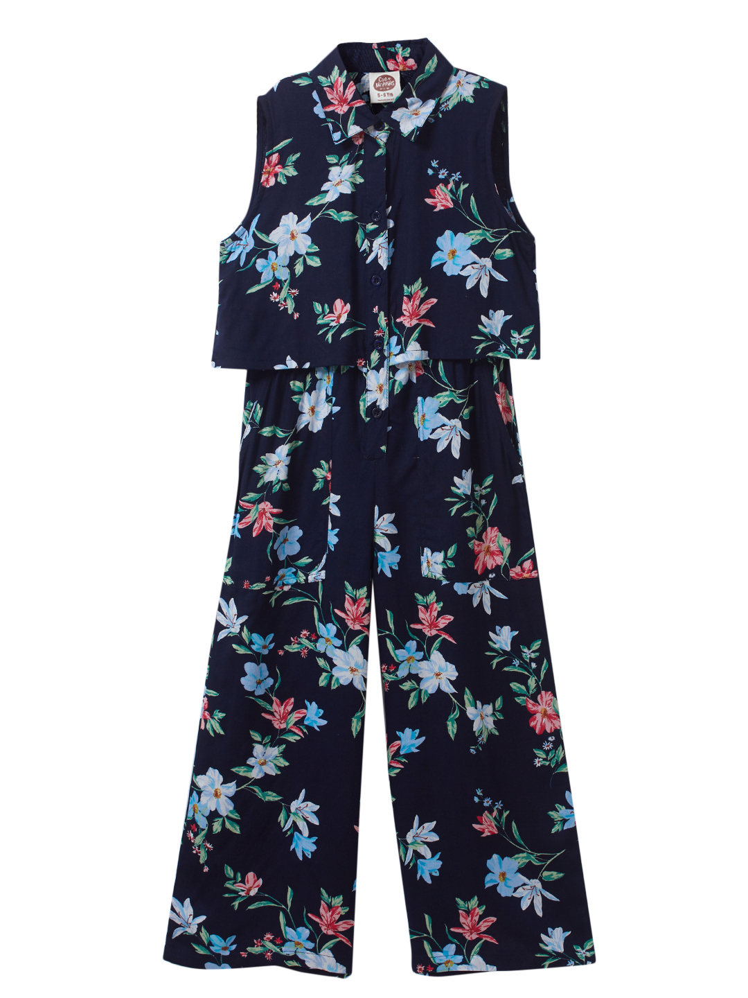 Floral Design Jumpsuit for 12 Year Girl