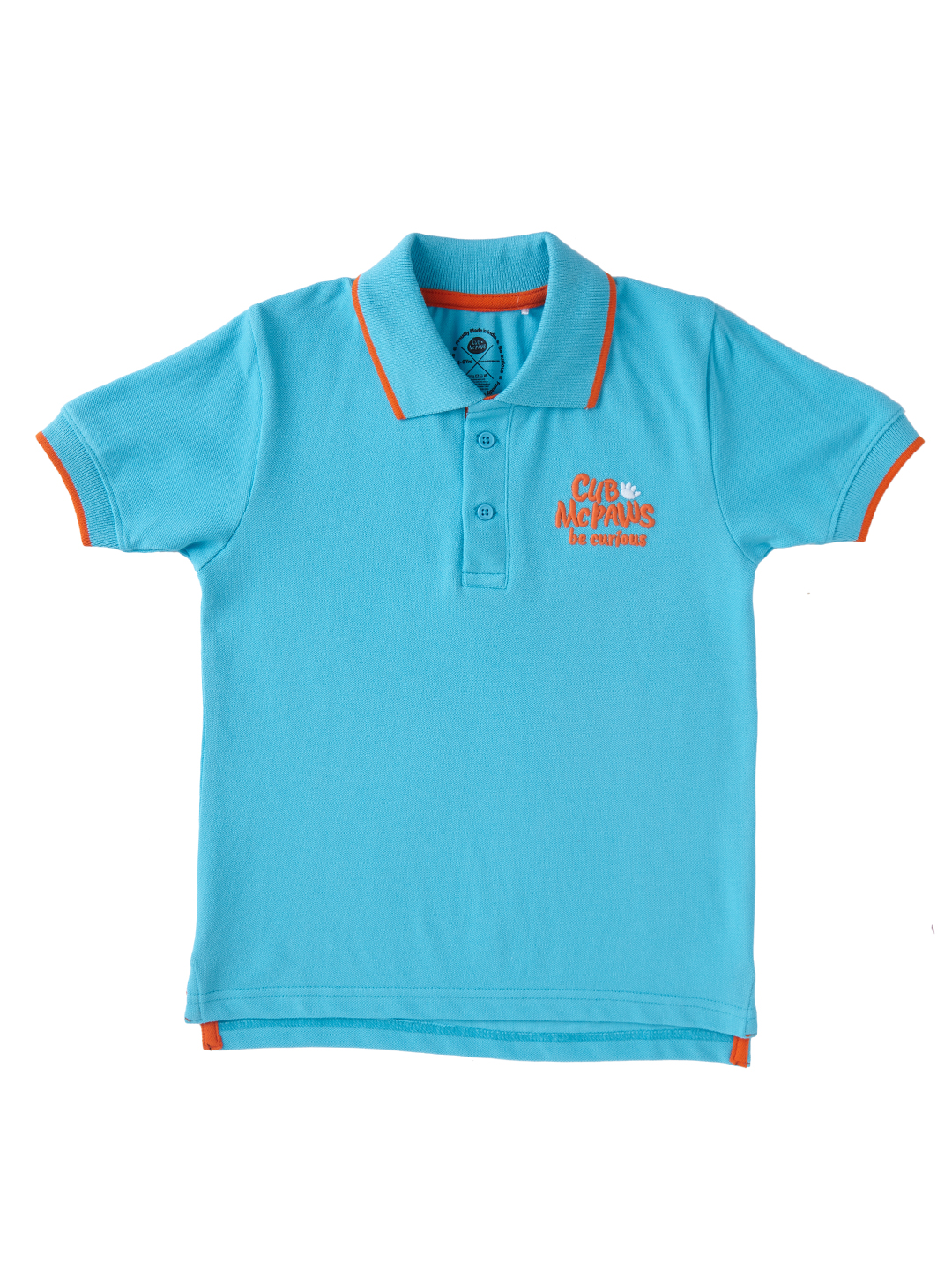 Boys Classic Polo T-shirt - Aqua