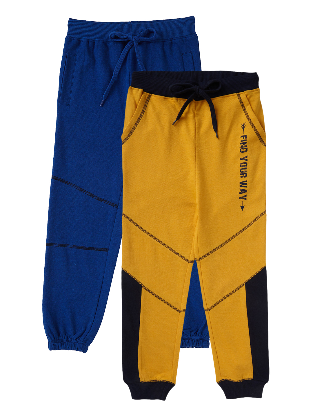 Boys Cotton Track Pant Pack of 2