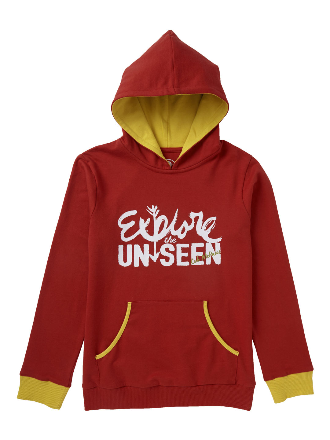 Boys Red Hooded Sweatshirt Shop Online @ Cub McPaws