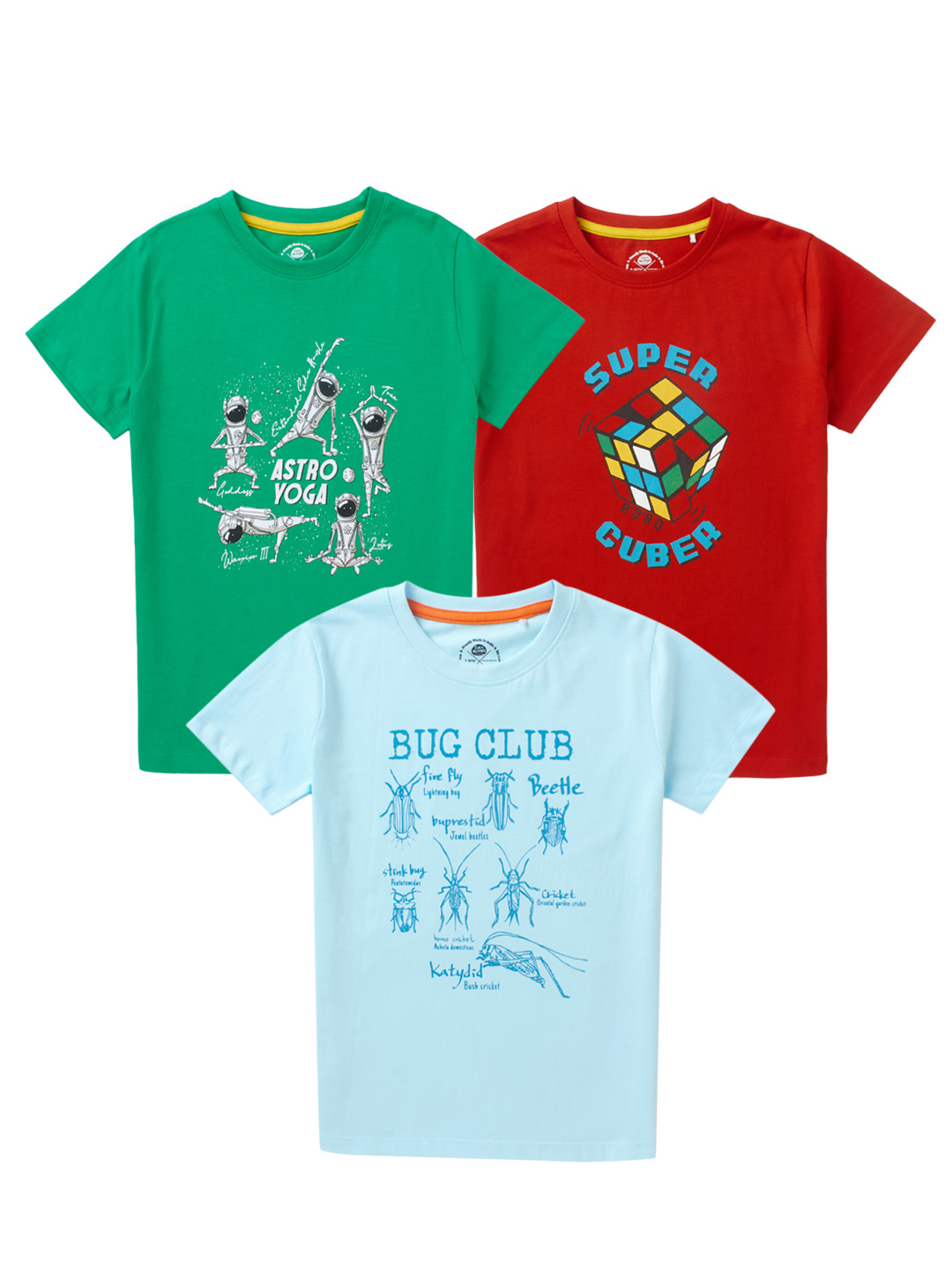 Boys Pack of 3 T-Shirts