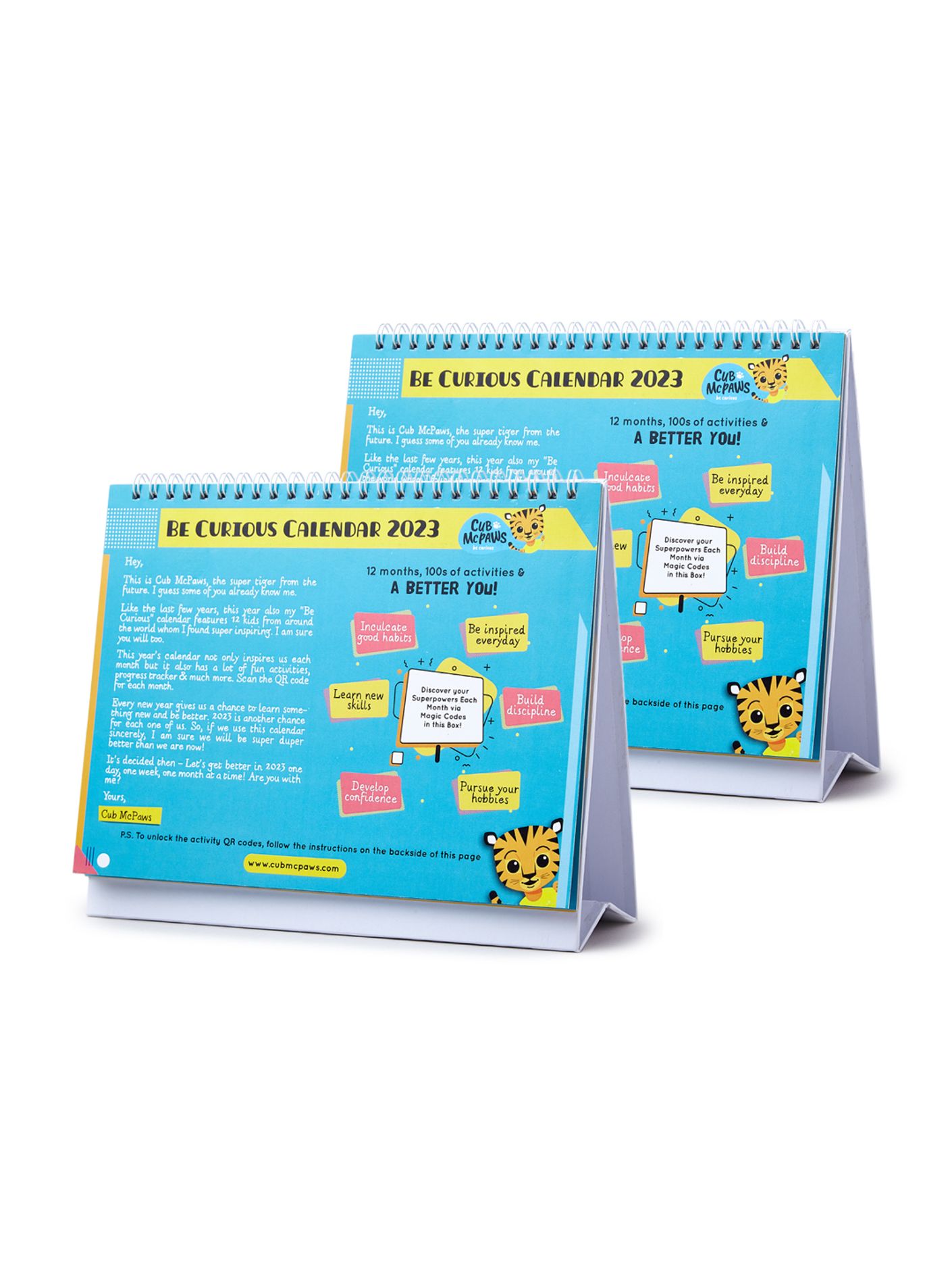 Buy Cub McPaws 2023 Calendar For Kids Desk Calendar 8 x 6 in