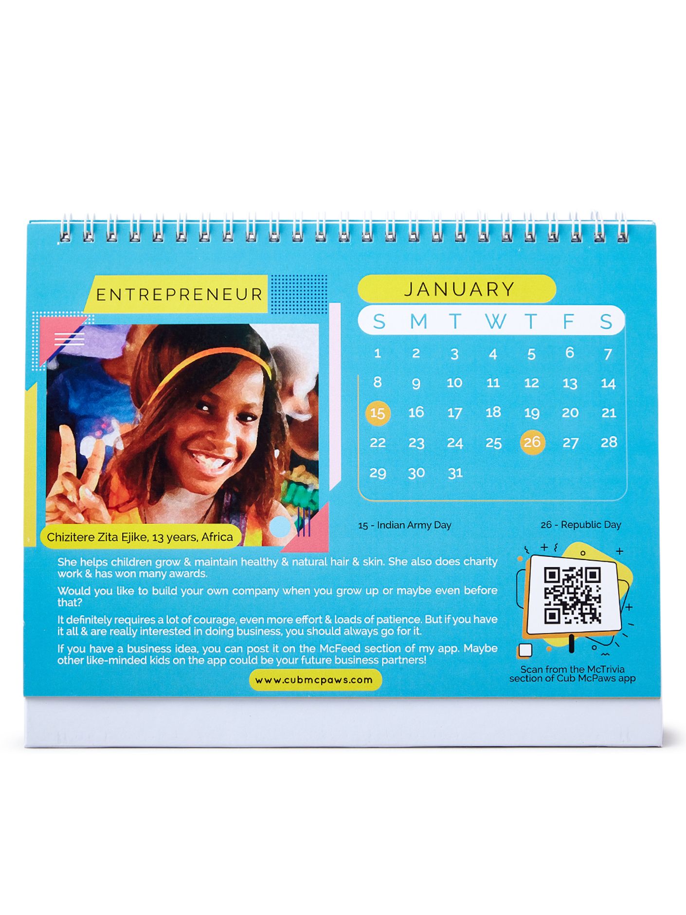 Buy Cub McPaws 2023 Calendar For Kids Desk Calendar 8 x 6 in