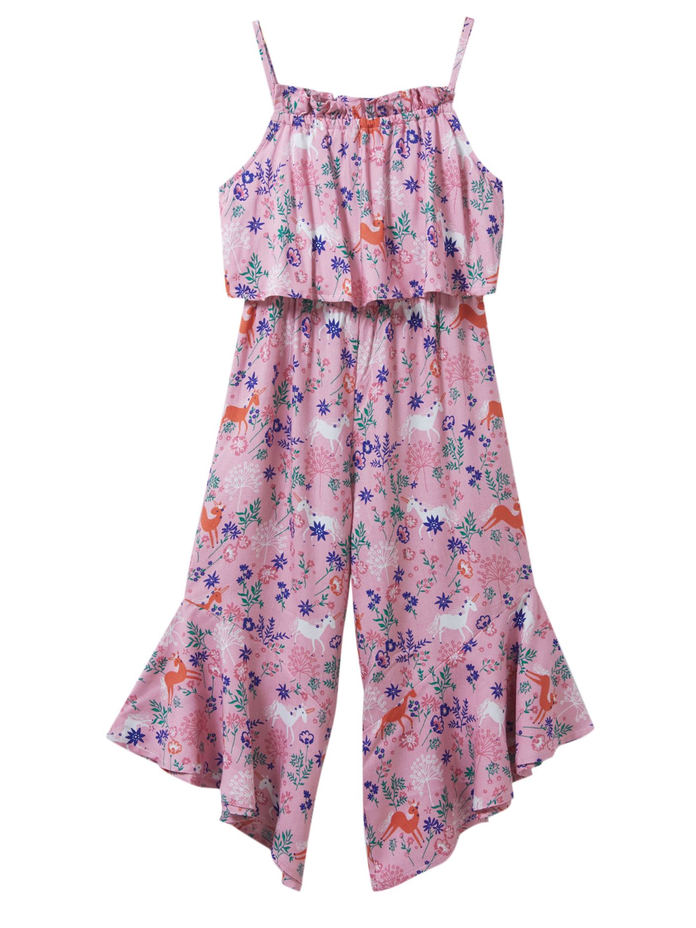 Jumpsuit for 12 Year Girls - Buy Pink Floral Jumpsuit for 4 - 12 Year ...