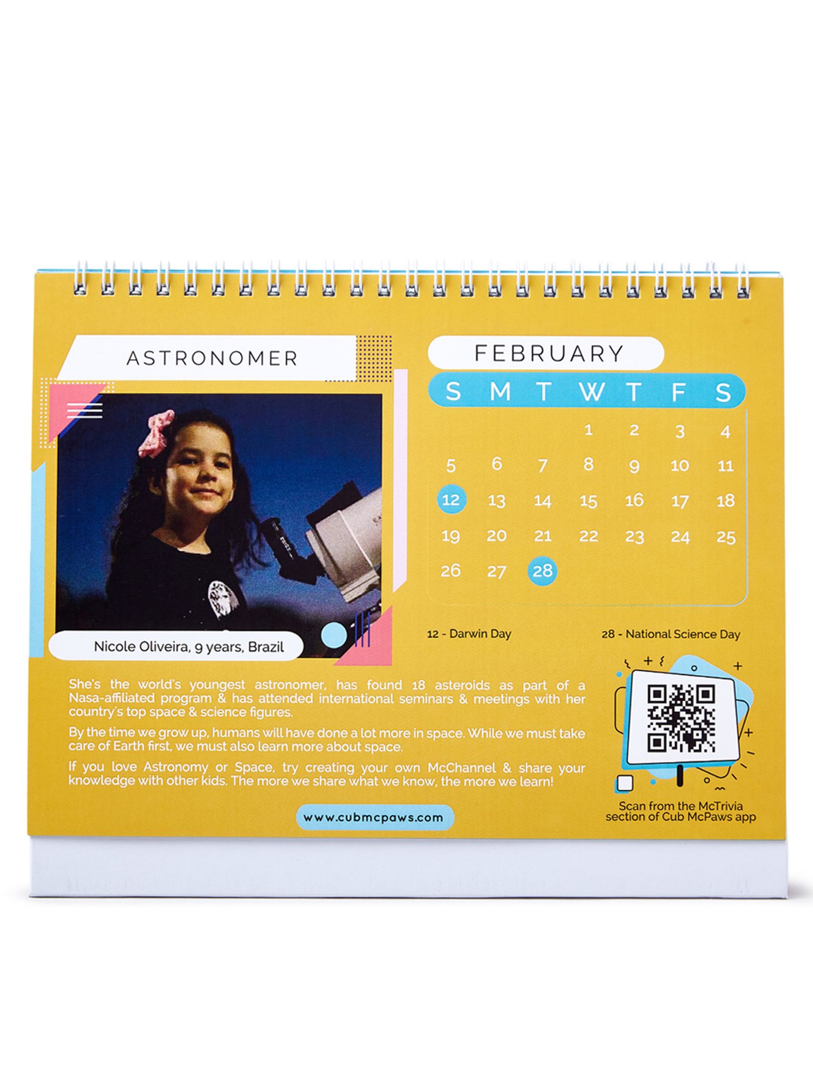 Buy Cub McPaws 2023 Calendar For Kids Desk Calendar 8 x 6 in