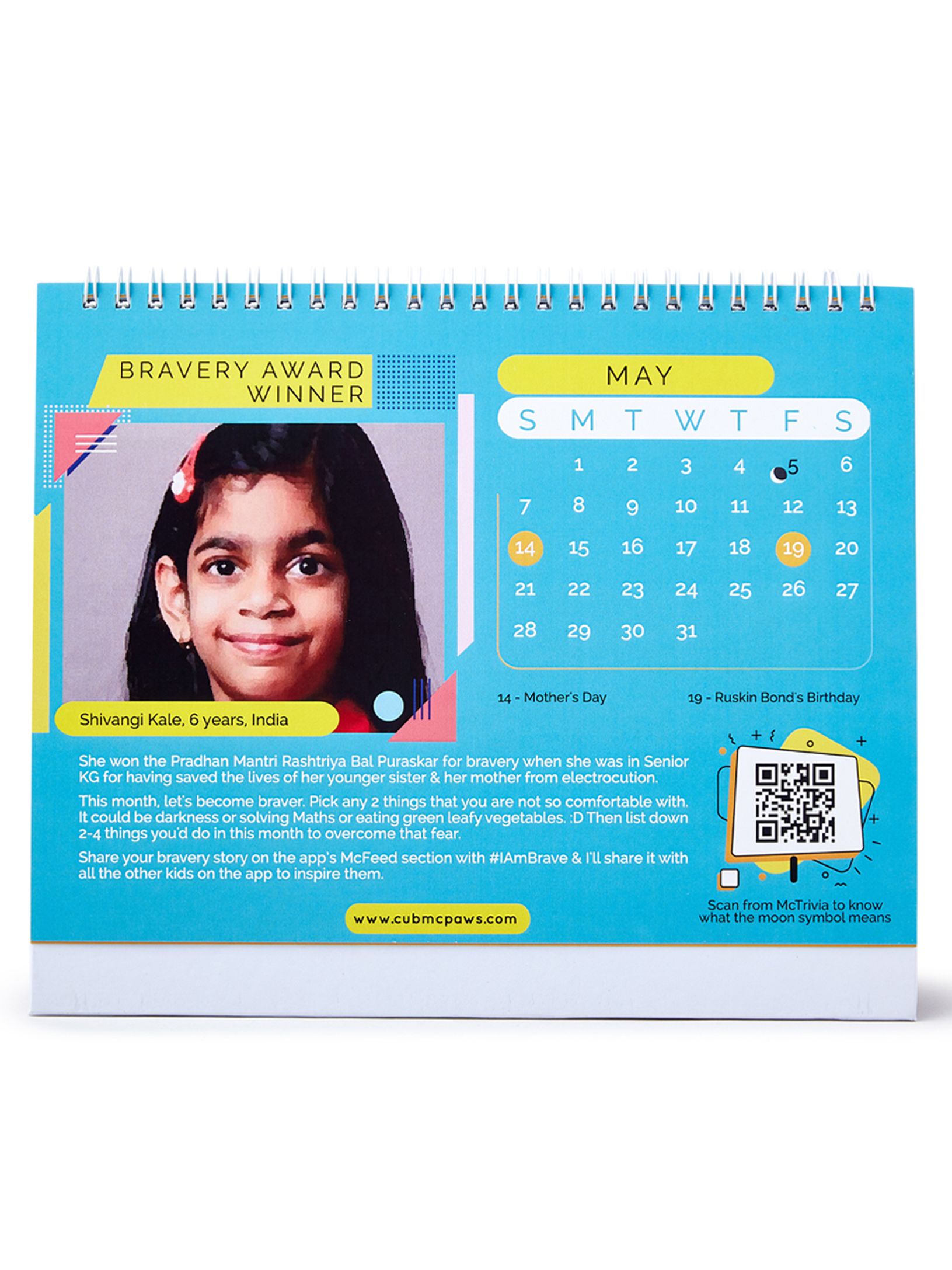 Buy Cub McPaws 2023 Calendar For Kids Desk Calendar 8 x 6 in