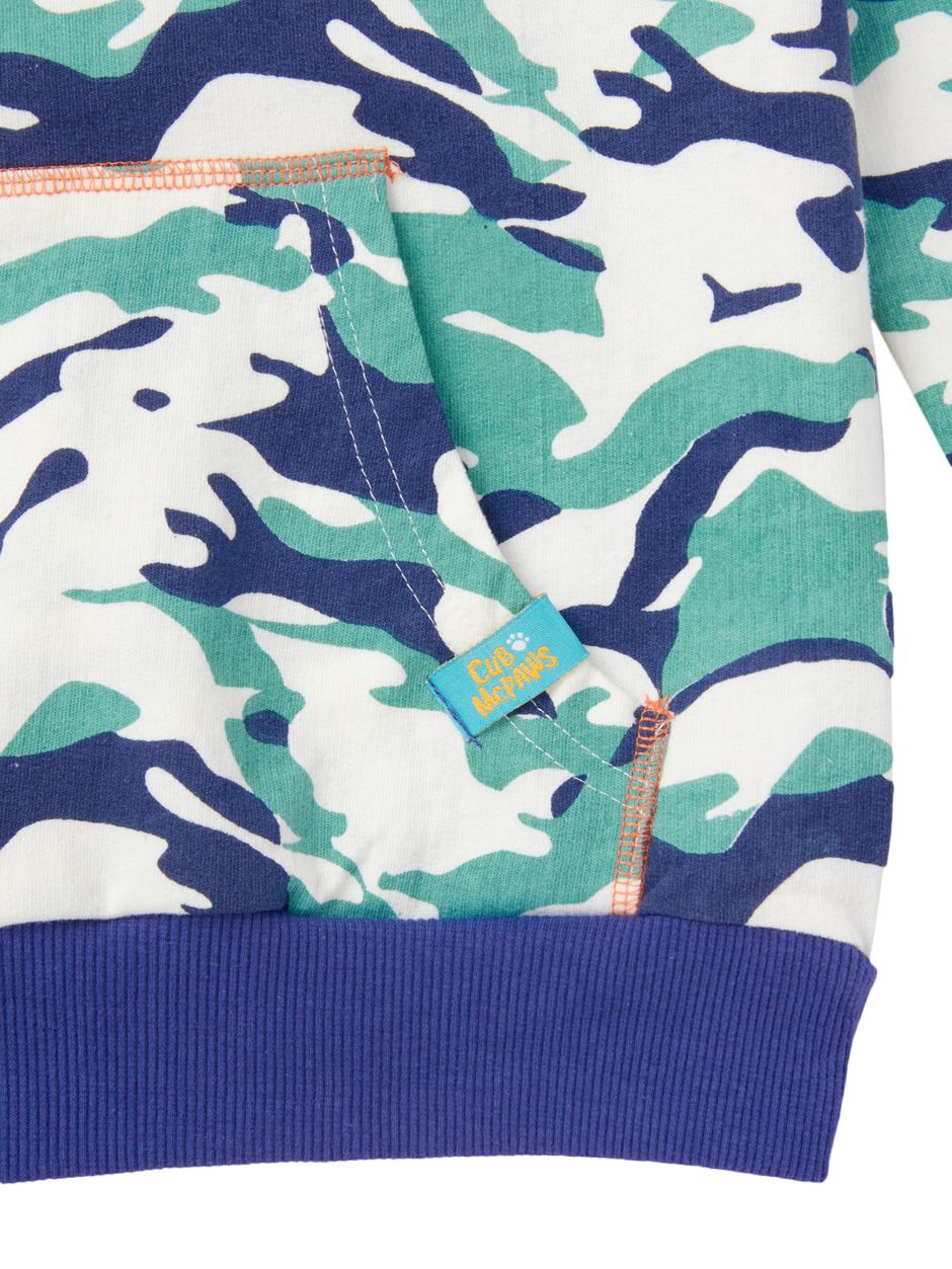 Buy Boys Hooded Sweatshirt - Camouflage Print Online at 63% OFF | Cub ...