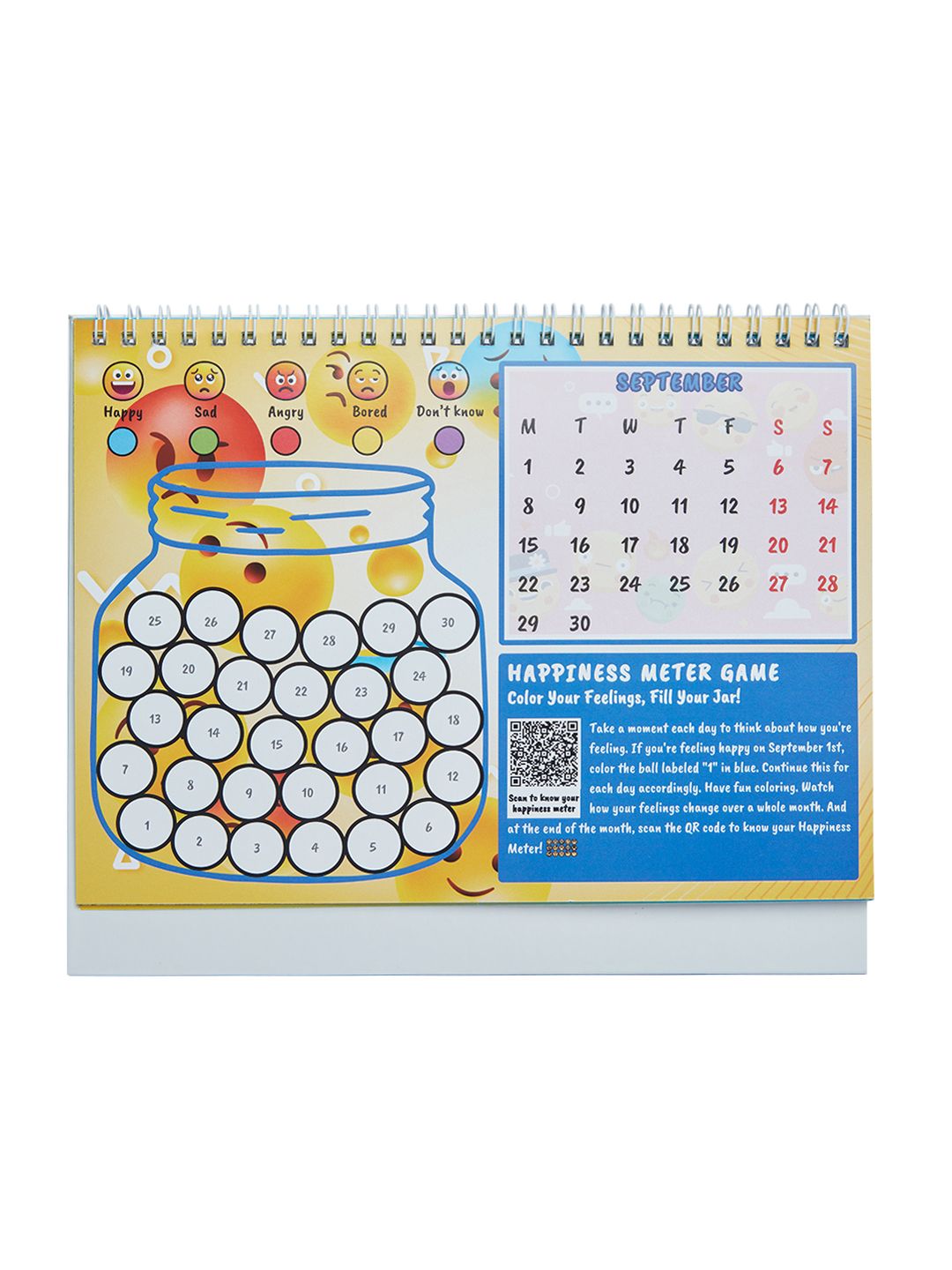 Be Curious 2025 Desk Calendar for Kids