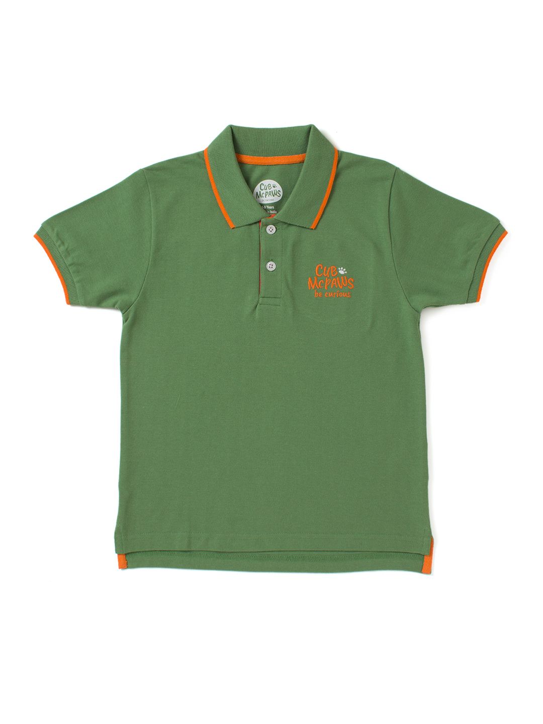 Boys Classic Polo T-shirt - Mehendi Green