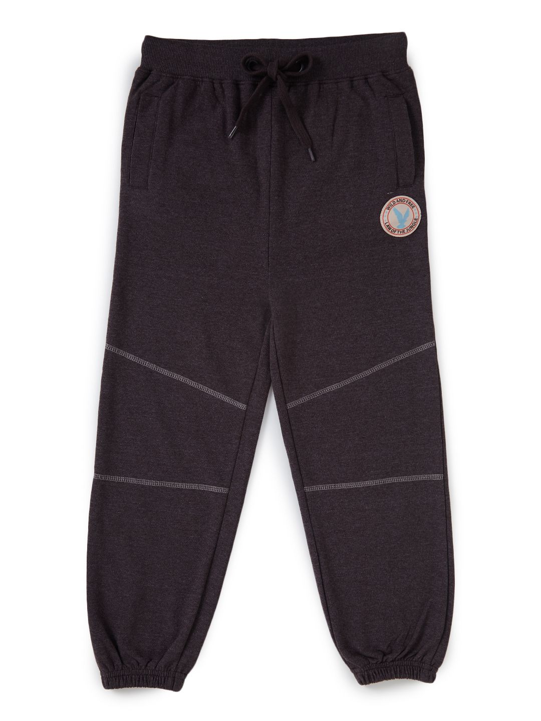 Boys Cotton Track Pant (Brown , 4-12 years)