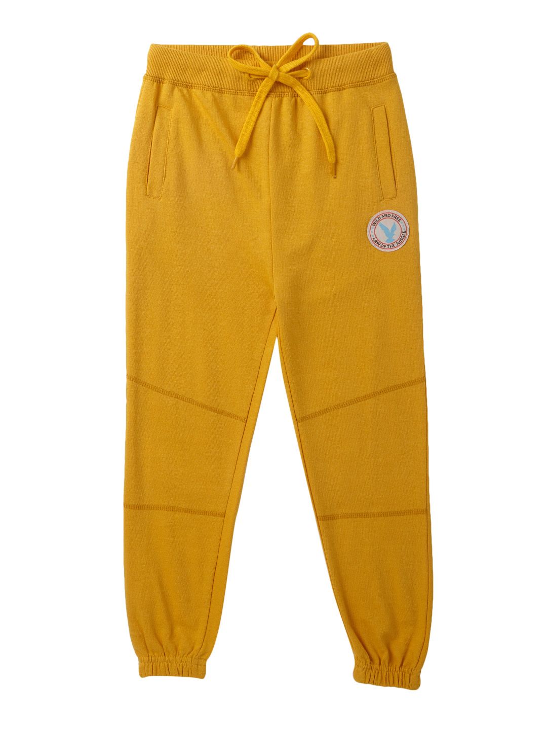 Boys Cotton Track Pant (Mustard , 4-12 years)