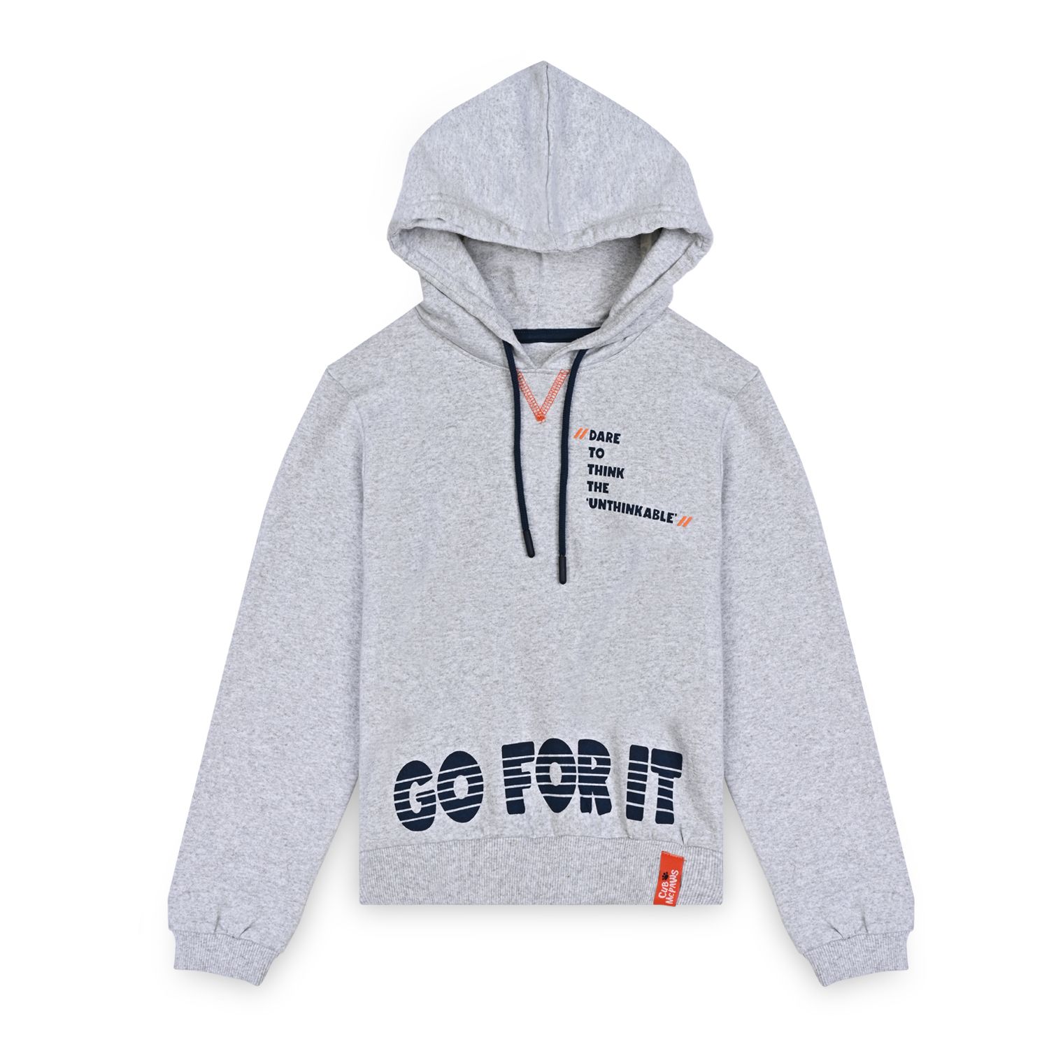 Boys Hooded Sweatshirt - Grey