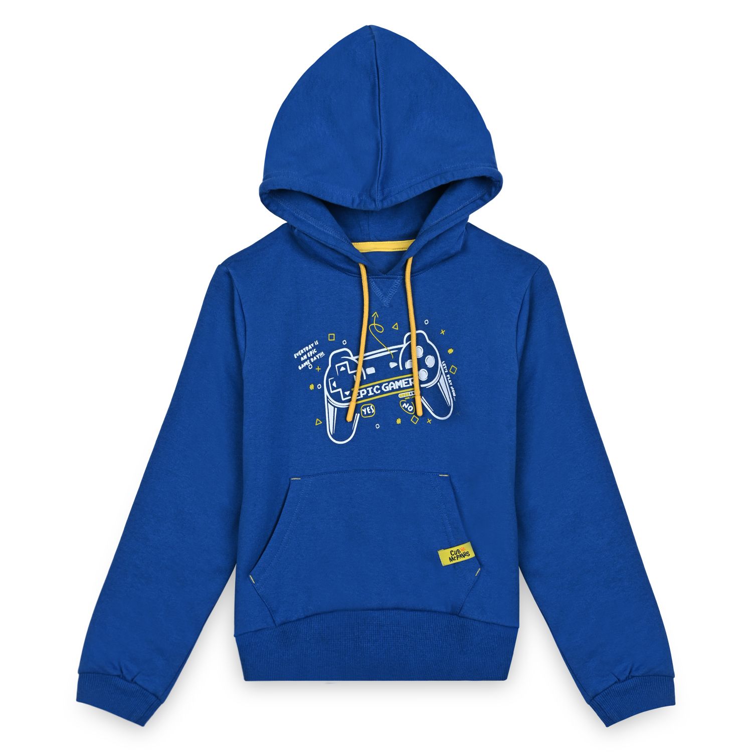 Boys Hooded Sweatshirt With Pockets - Royal Blue