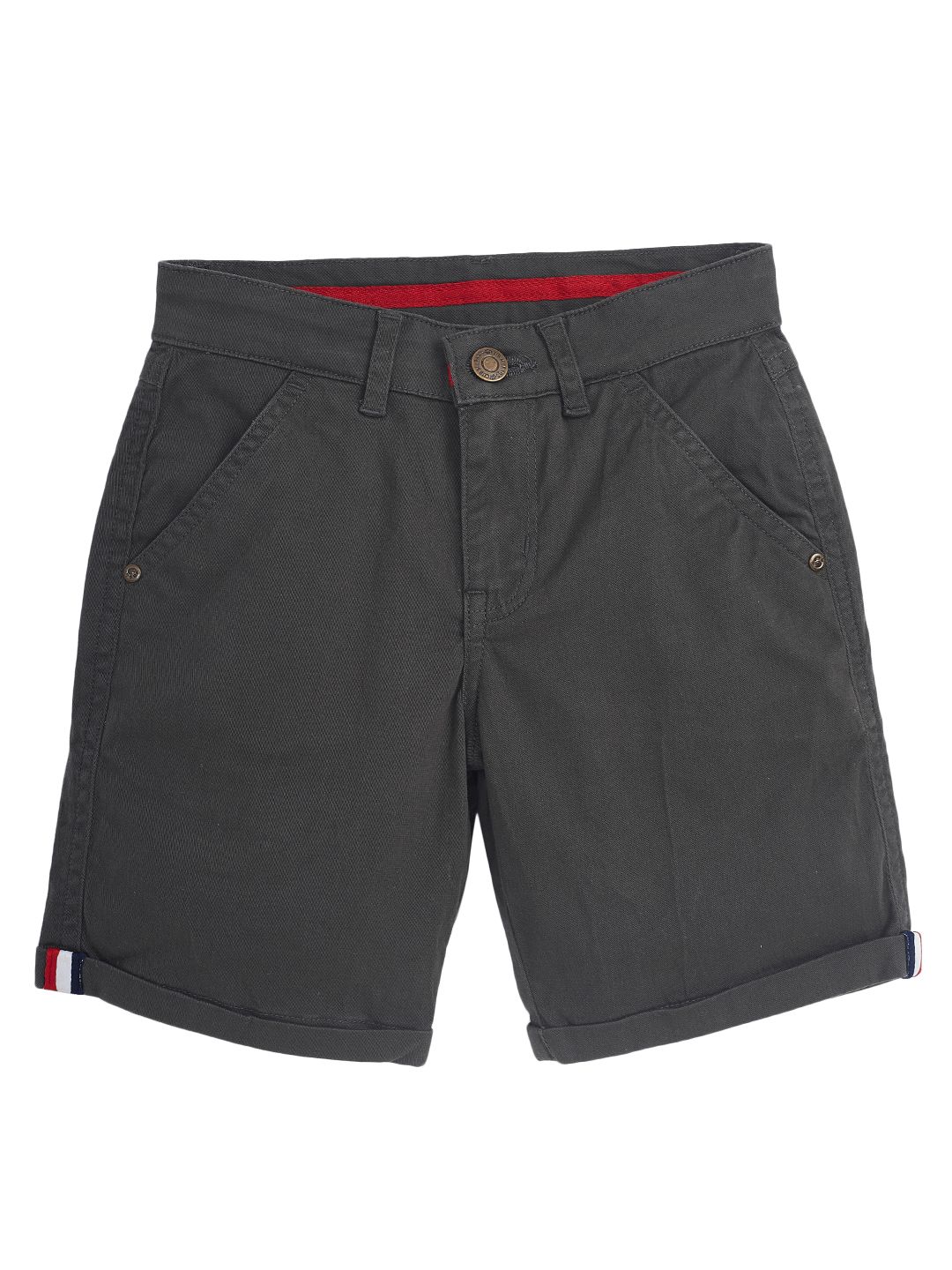 Boys Regular Fit Fashion Shorts - Grey