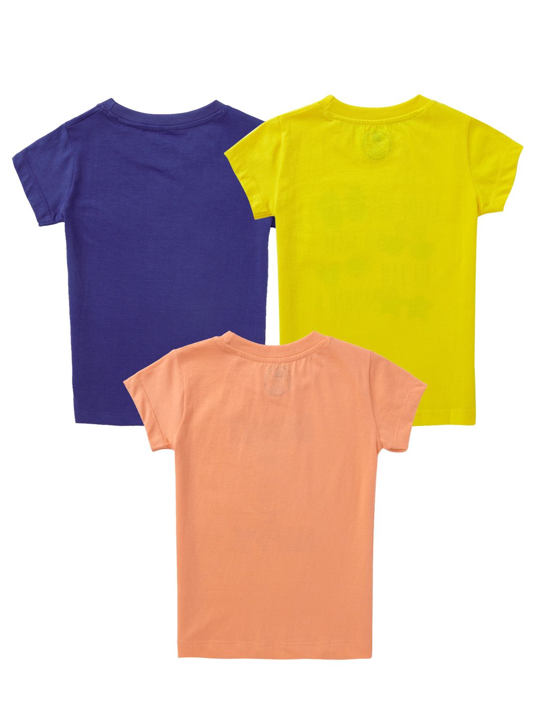 Buy Brilliant Basic Girls Pack of 3 Half Sleeves T-shirts (EOSS) Online ...