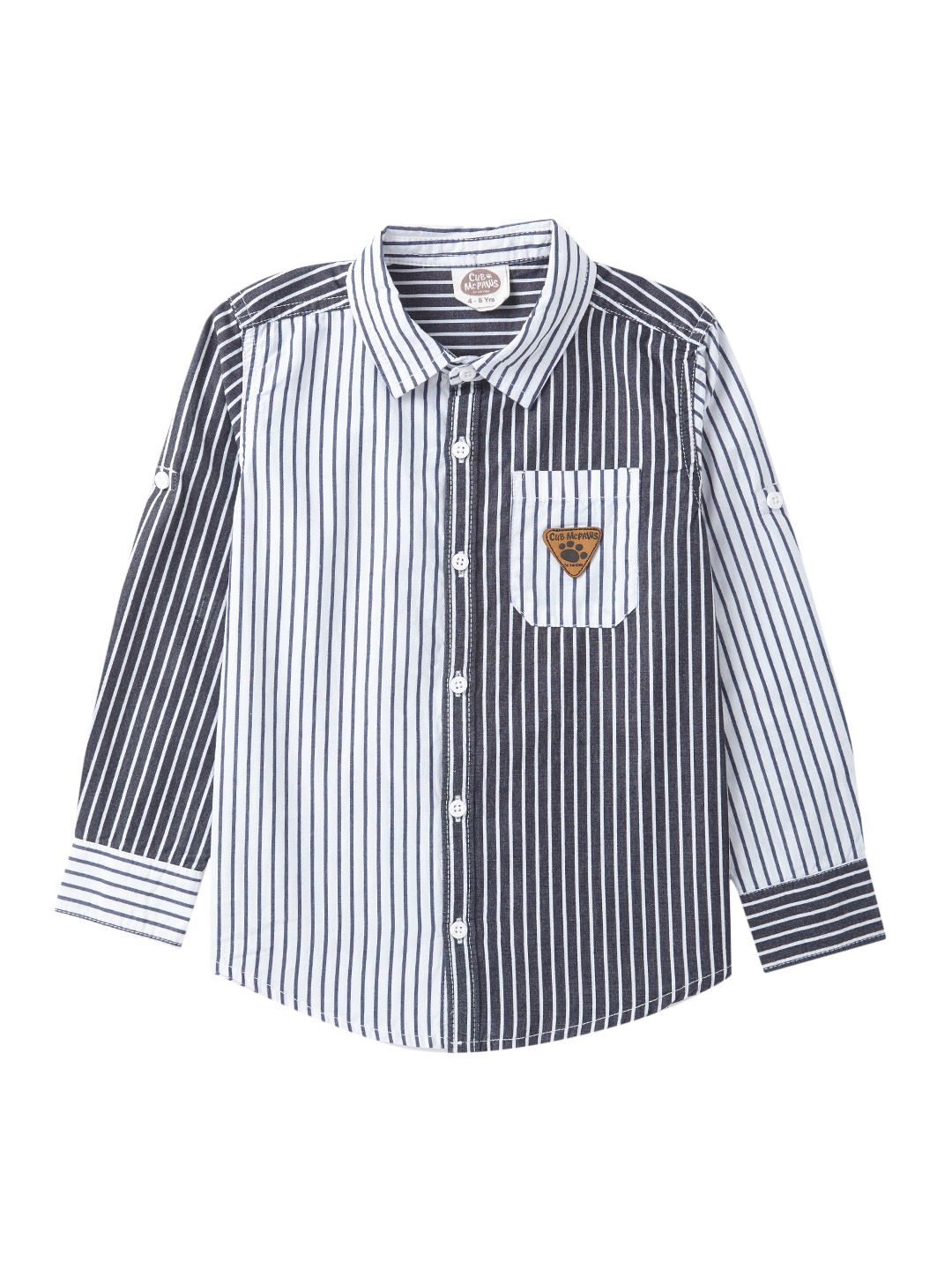 Buy Boys Stylish Stripe Full Sleeves Shirt Online at 66% OFF | Cub McPaws