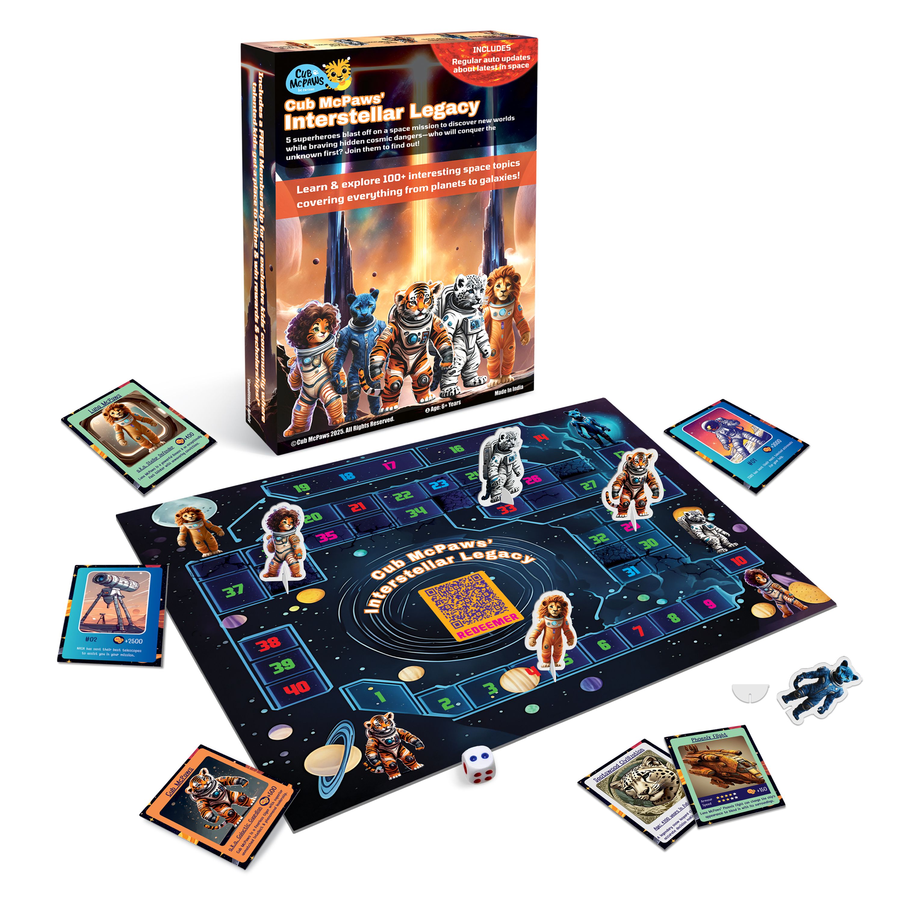 Cub McPaws’ Interstellar Legacy – A Thrilling Space Board Game