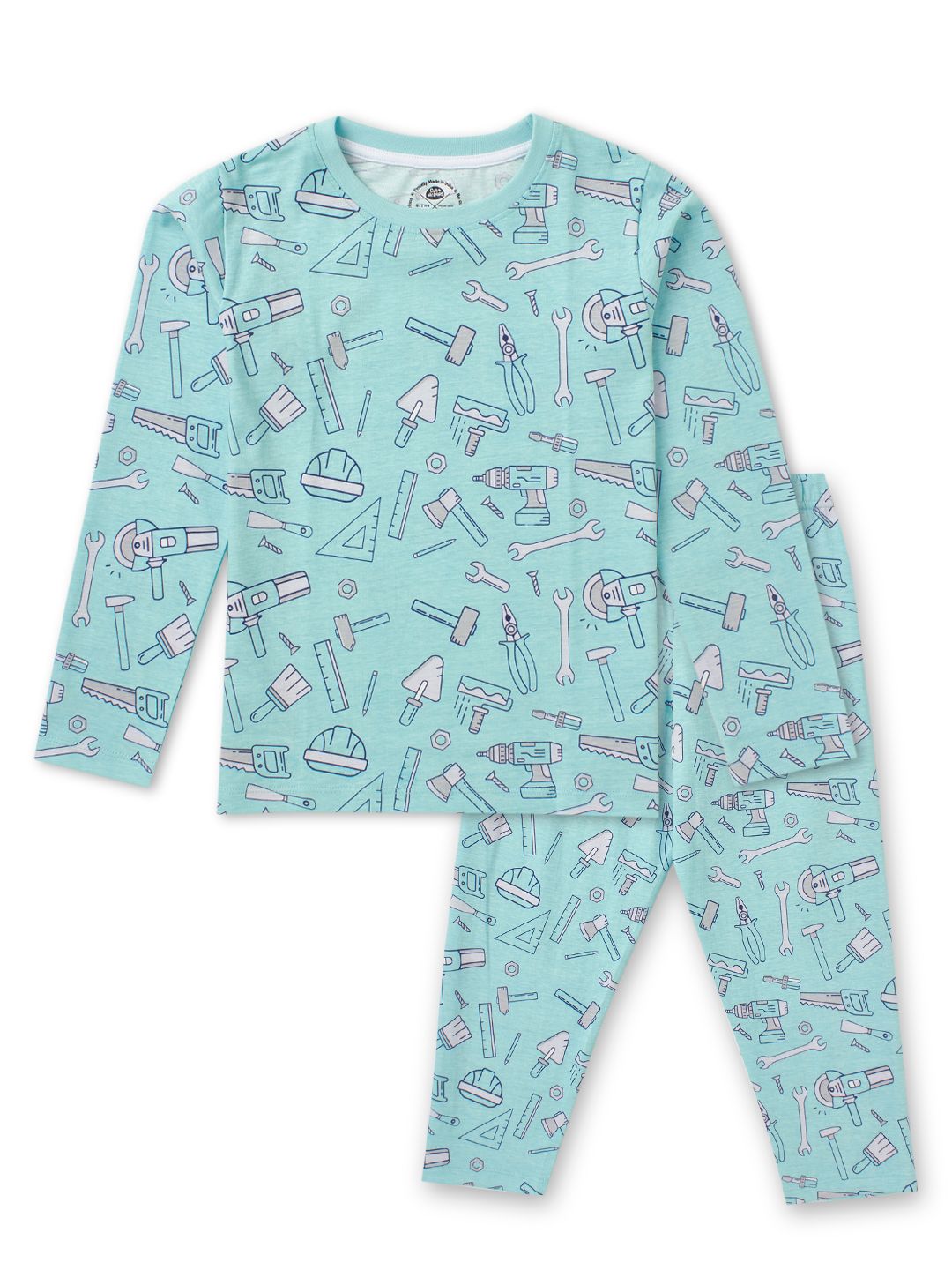 Boys Sleepwear Set - Blue AOP Print and Pyjama