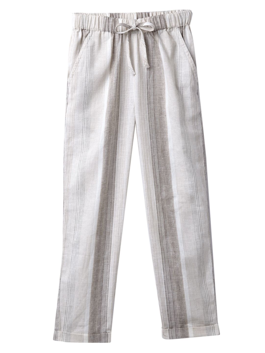 Boys Linen Blend Outerwear Pants - Off-white