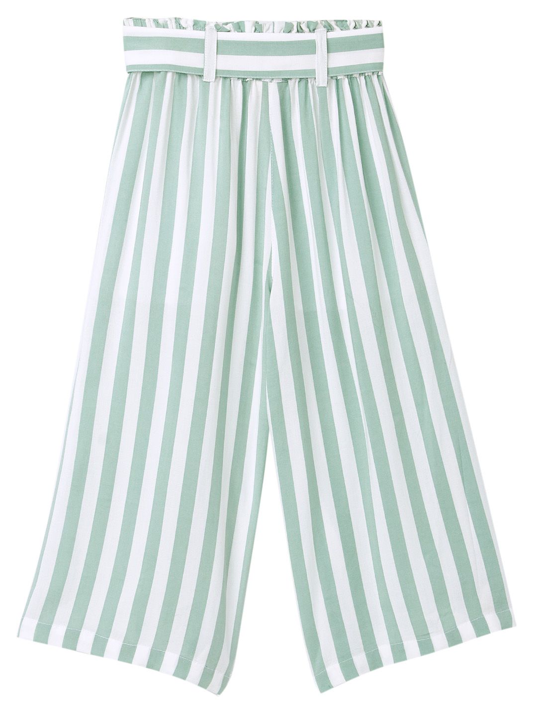 Striped Georgette Wide-Leg Pants | Michael Kors