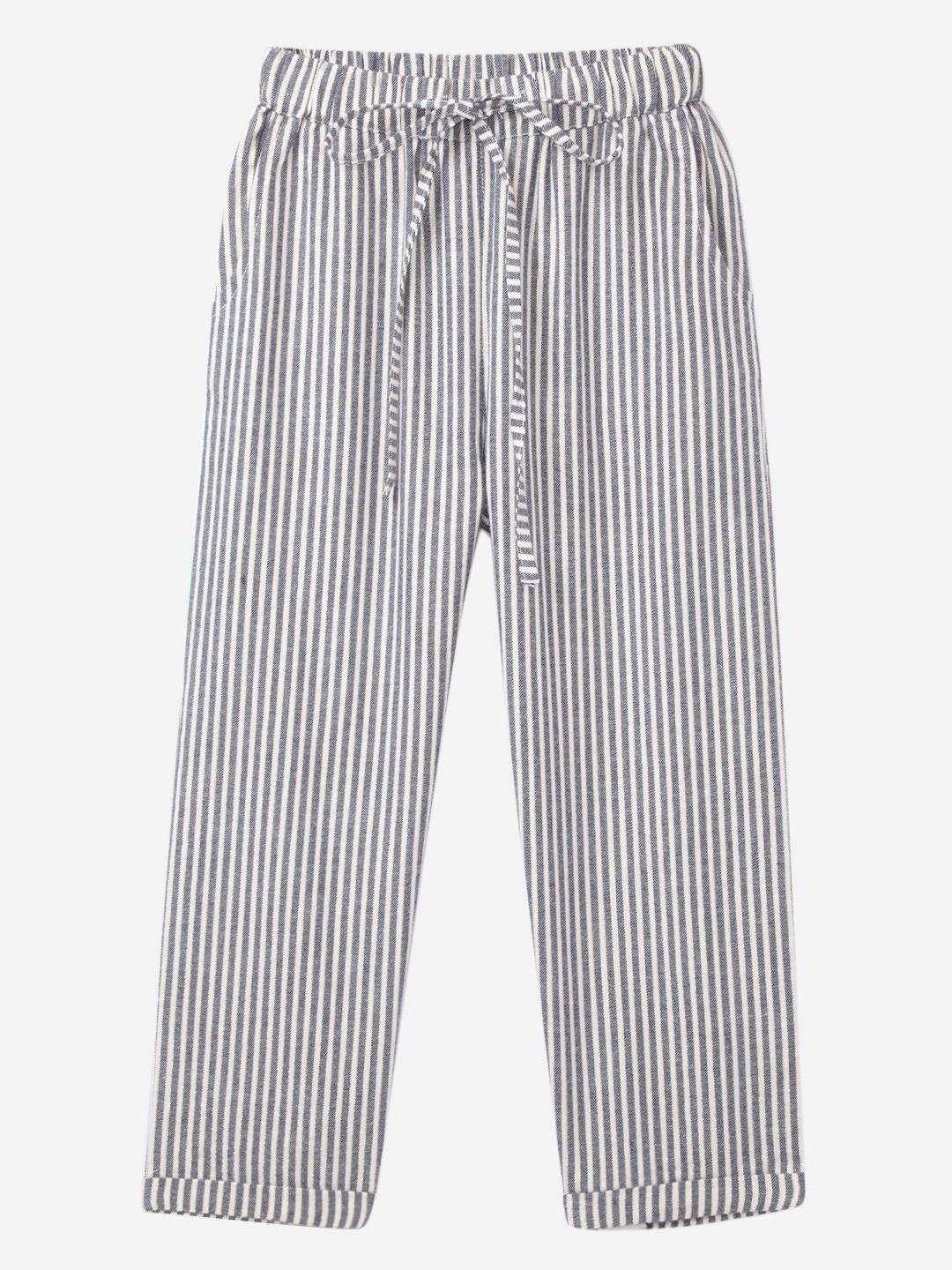 Girls Linen Trouser Pants, Multi