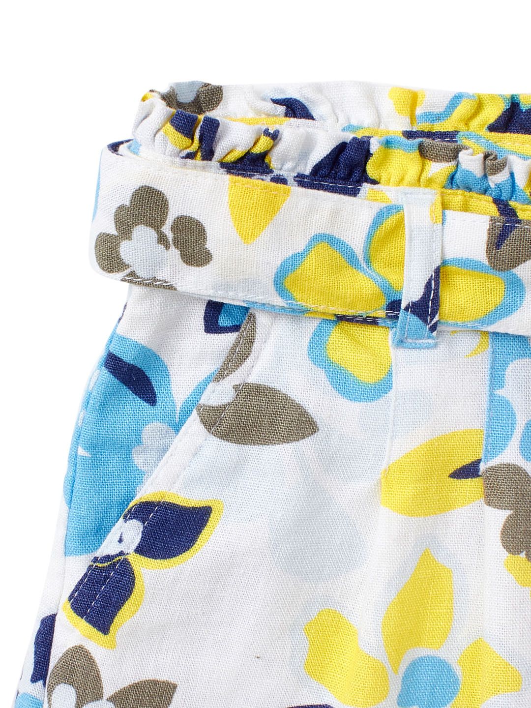 Buy Girls Shorts Floral Print - Multicolor Online at Best Price