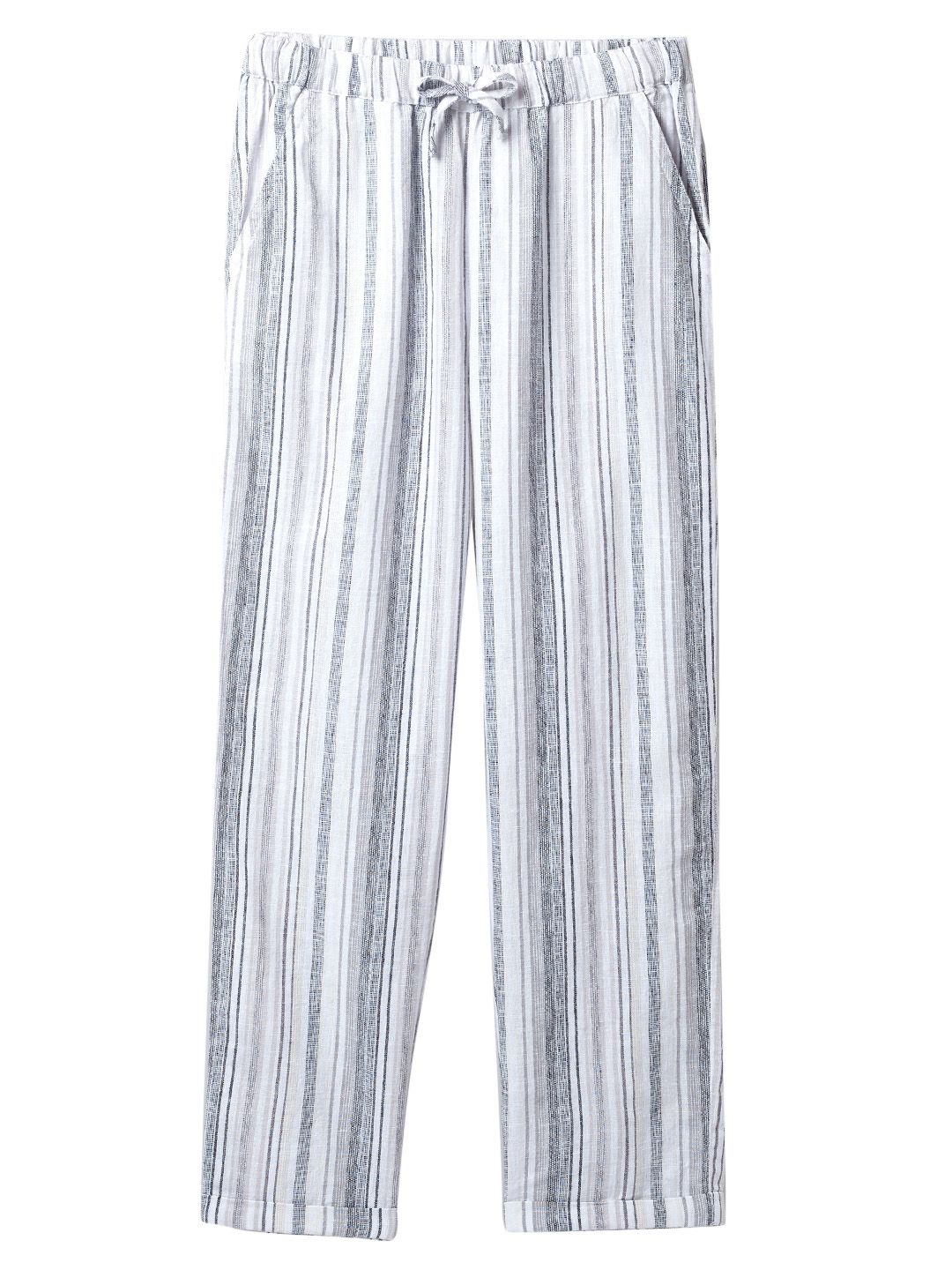 Boys Linen Blend Outerwear Pants - Beige