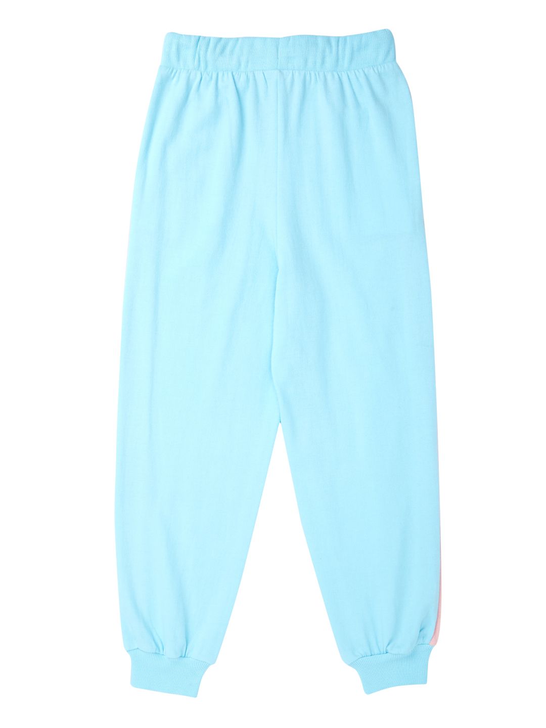 Premium Side Stripe Zip Pocket Track Pants (Light Blue - White) – Zamage