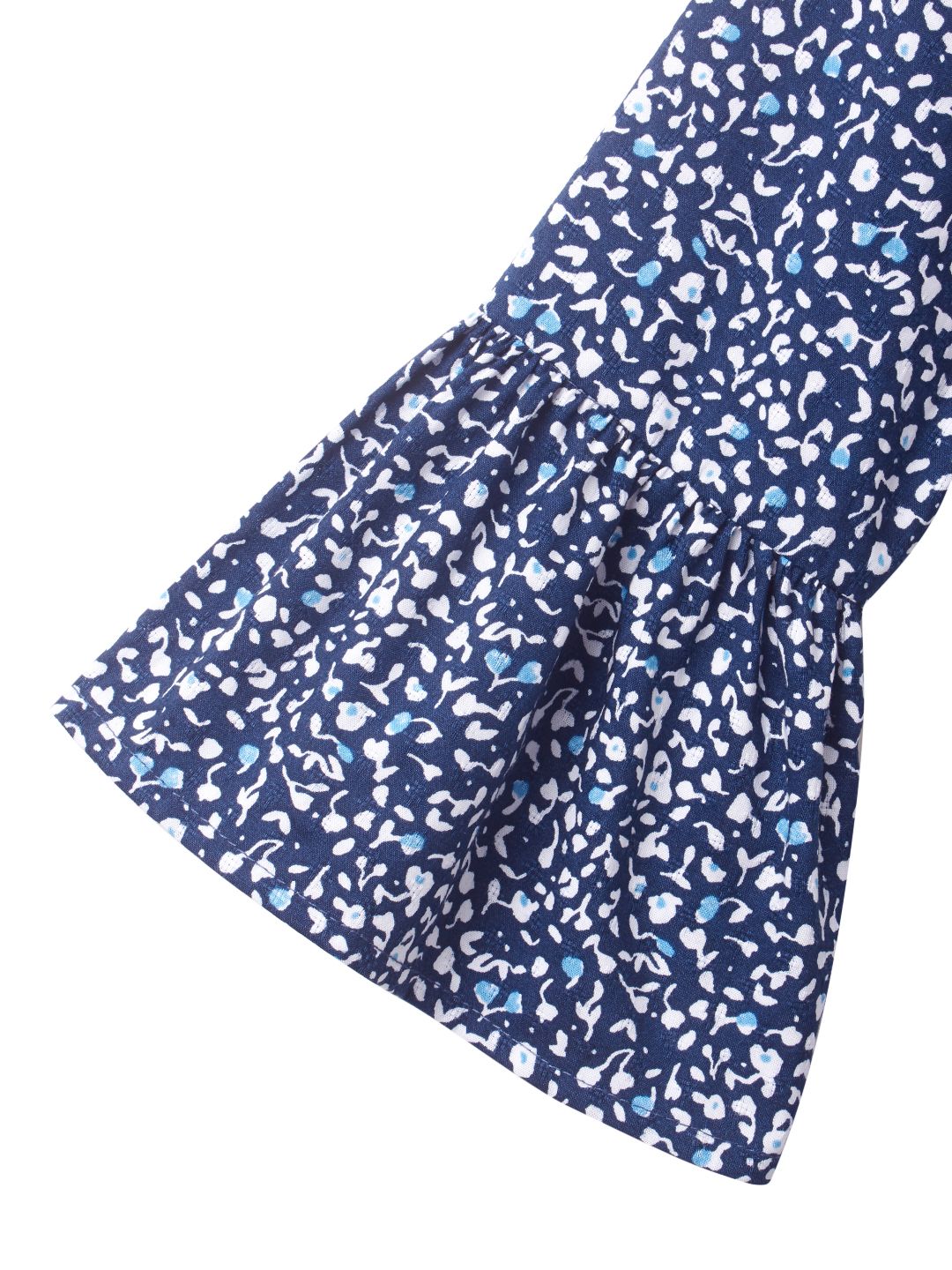 Buy Girls Peplum Sleeves Dress - Blue Online at 57% OFF