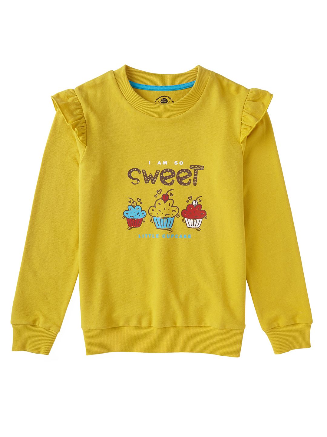 Girls Puff Sleeves Sweatshirt 4-12 Years (EOSS)