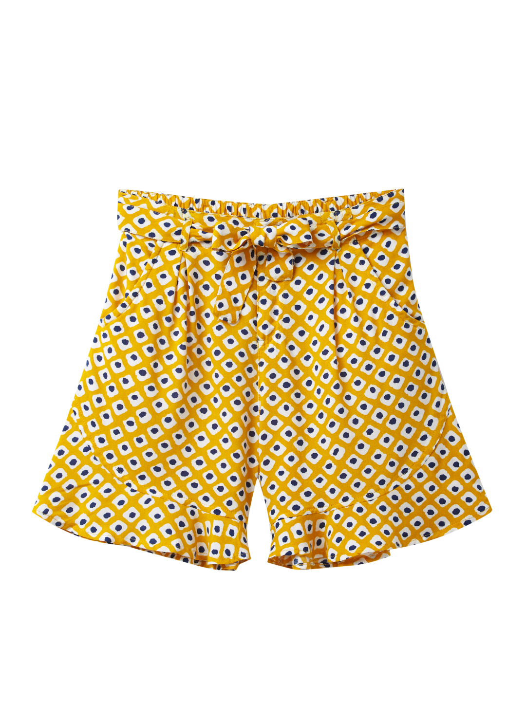 Girls Comfortable Yellow Shorts