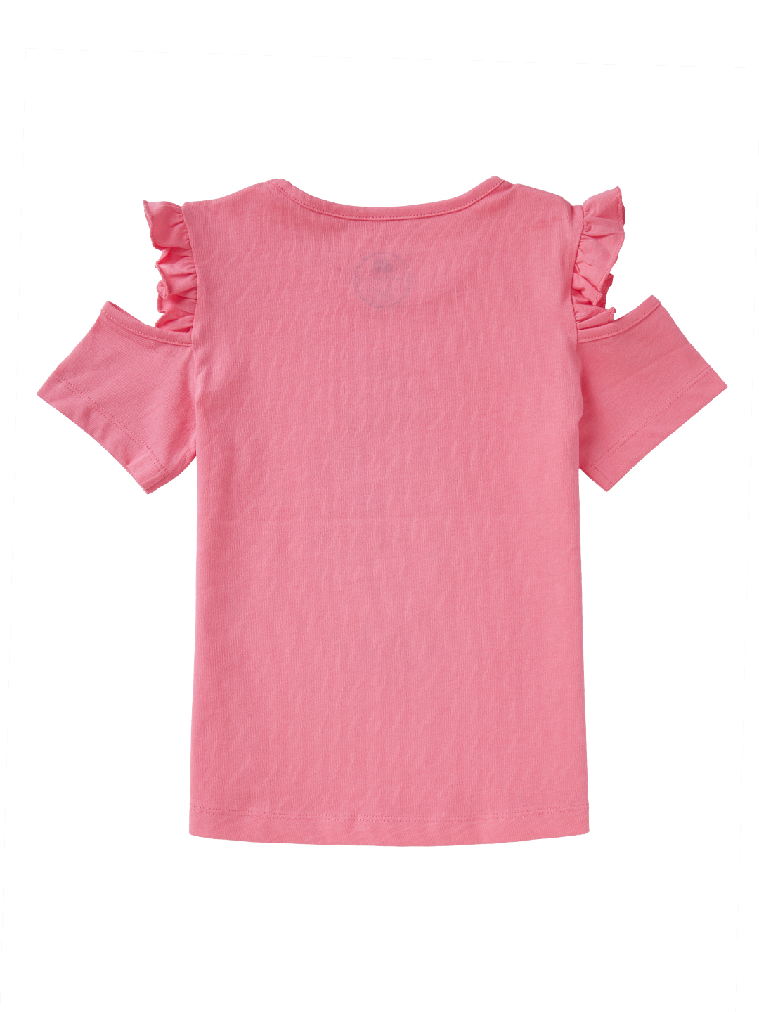 Buy Pink Cold Shoulder Fashion T-shirt 
