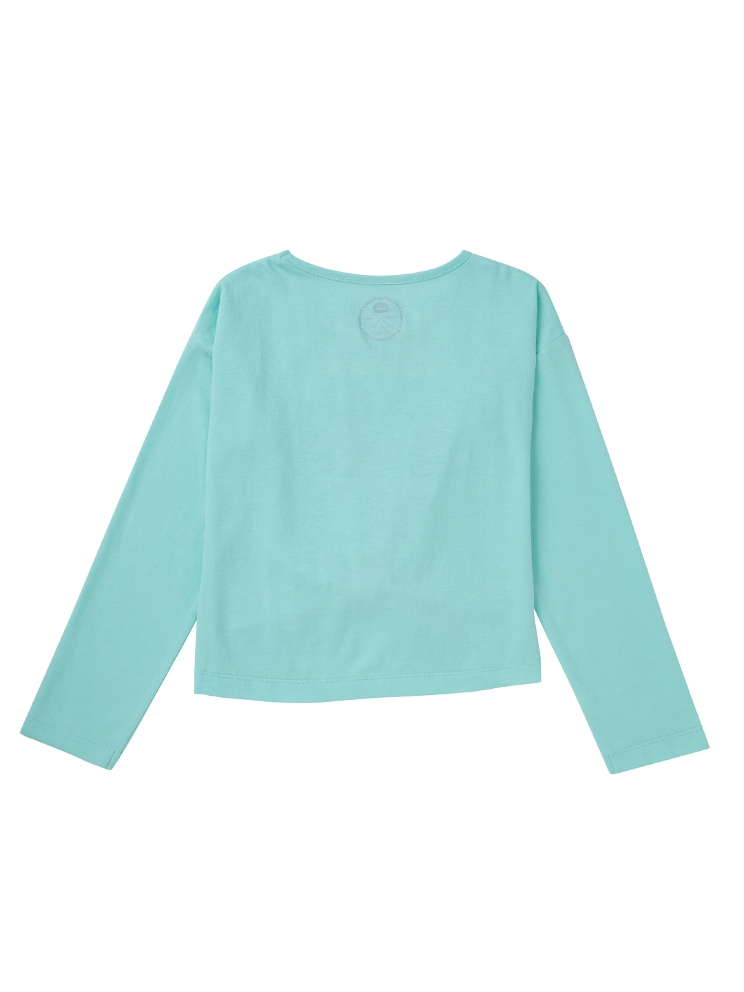 Buy Sea Green Cropped Length Fashion T 
